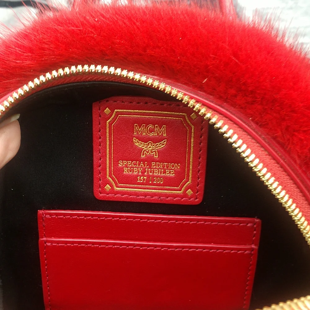 MCM special Edition Ruby Jubilee backpack